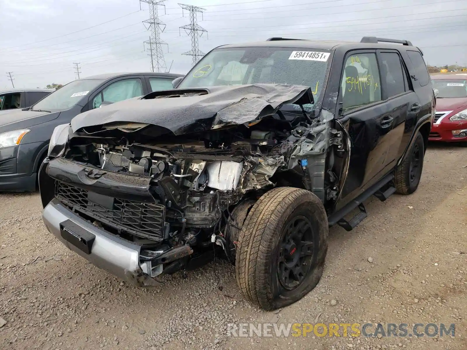 2 Photograph of a damaged car JTERU5JR0M5947937 TOYOTA 4RUNNER 2021