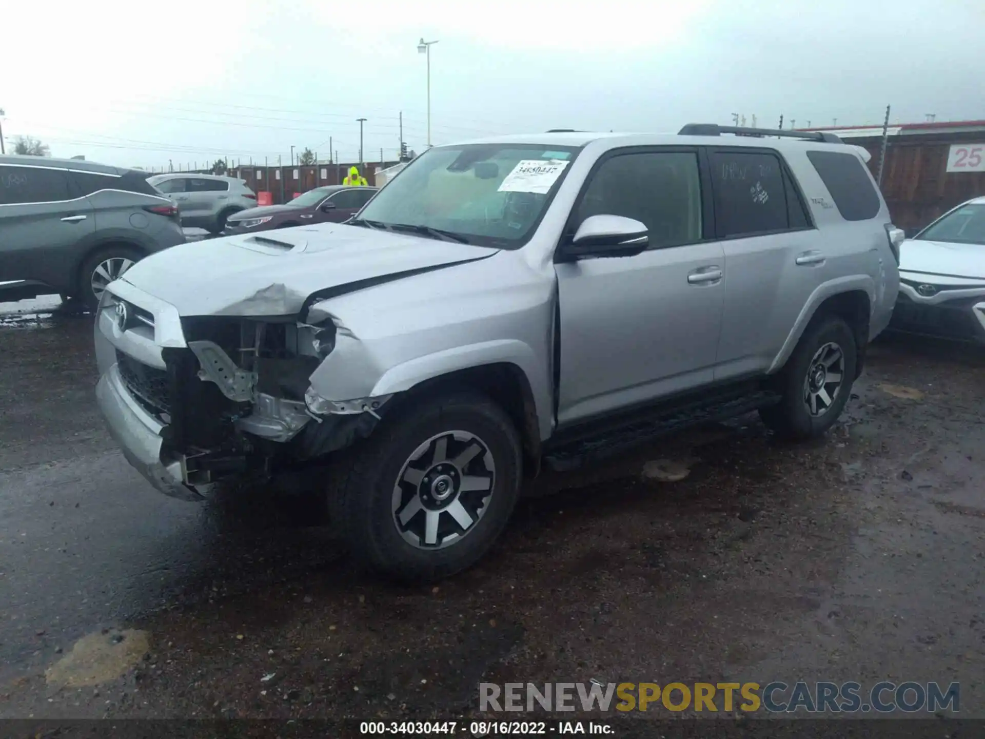 2 Photograph of a damaged car JTERU5JR1M5921766 TOYOTA 4RUNNER 2021