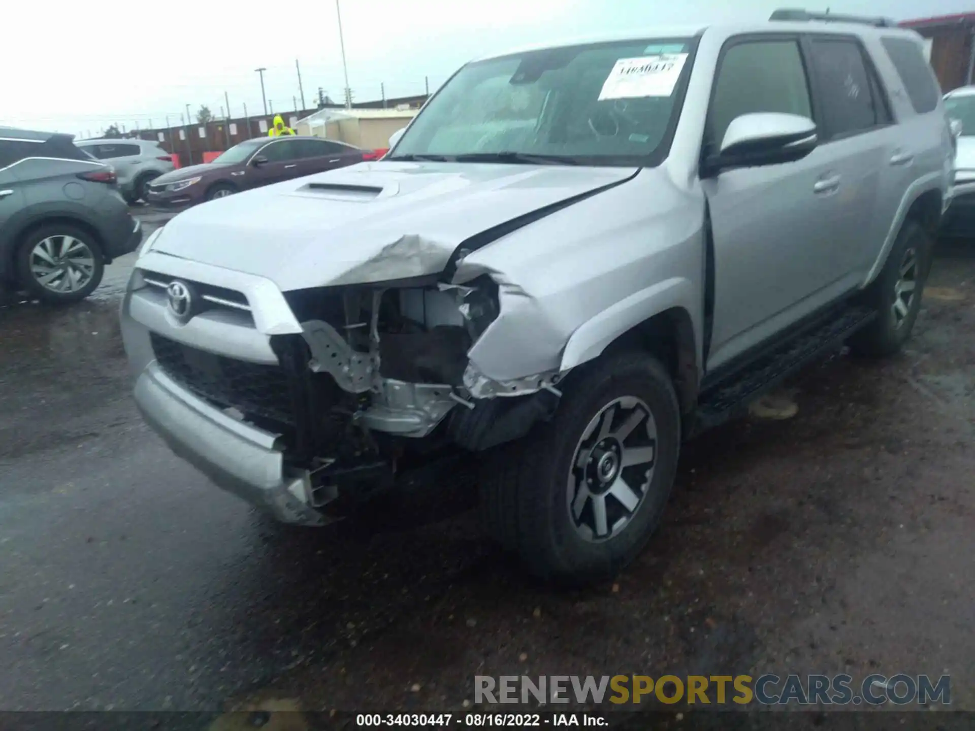 6 Photograph of a damaged car JTERU5JR1M5921766 TOYOTA 4RUNNER 2021