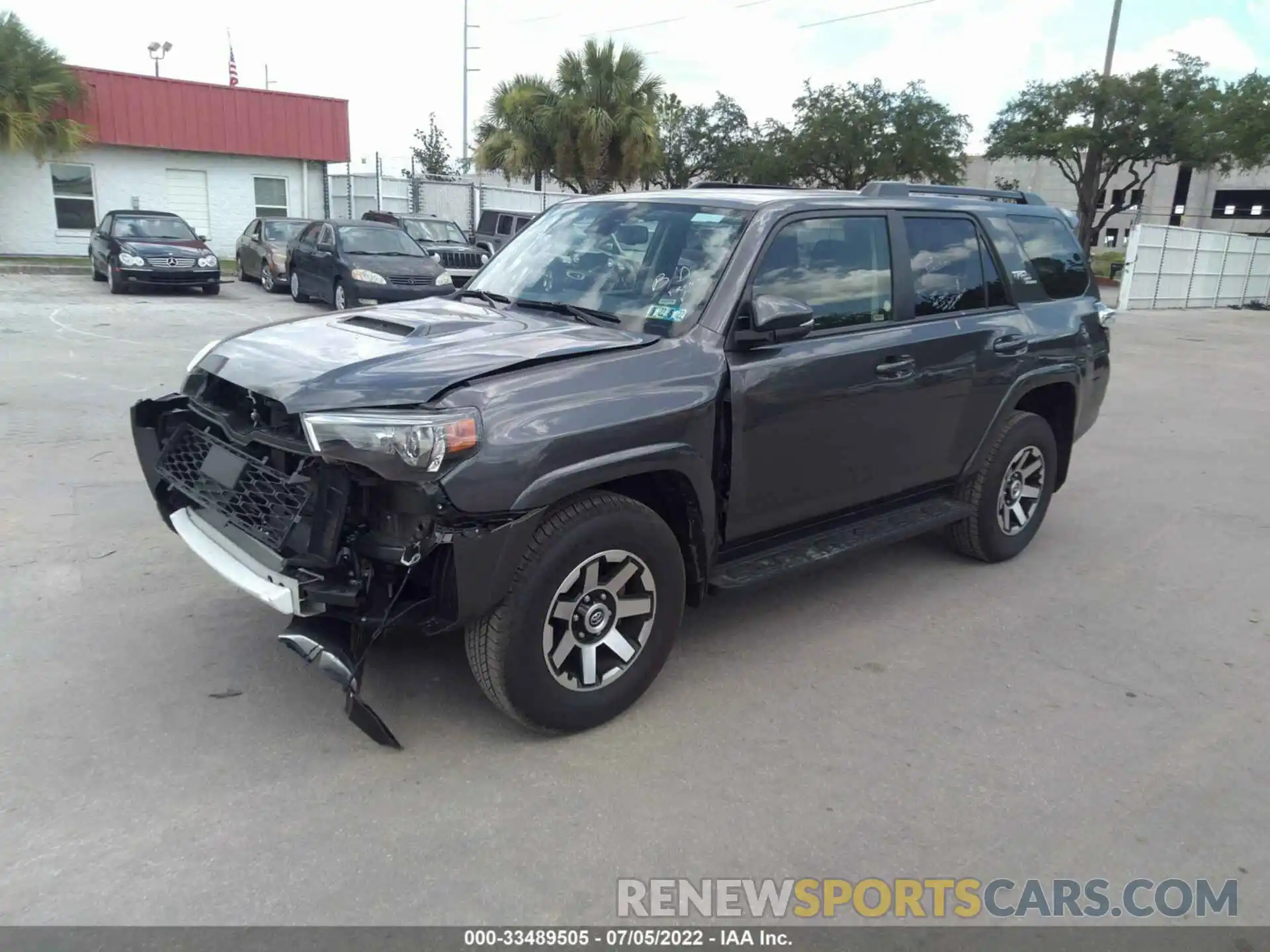 2 Photograph of a damaged car JTERU5JR2M5920156 TOYOTA 4RUNNER 2021