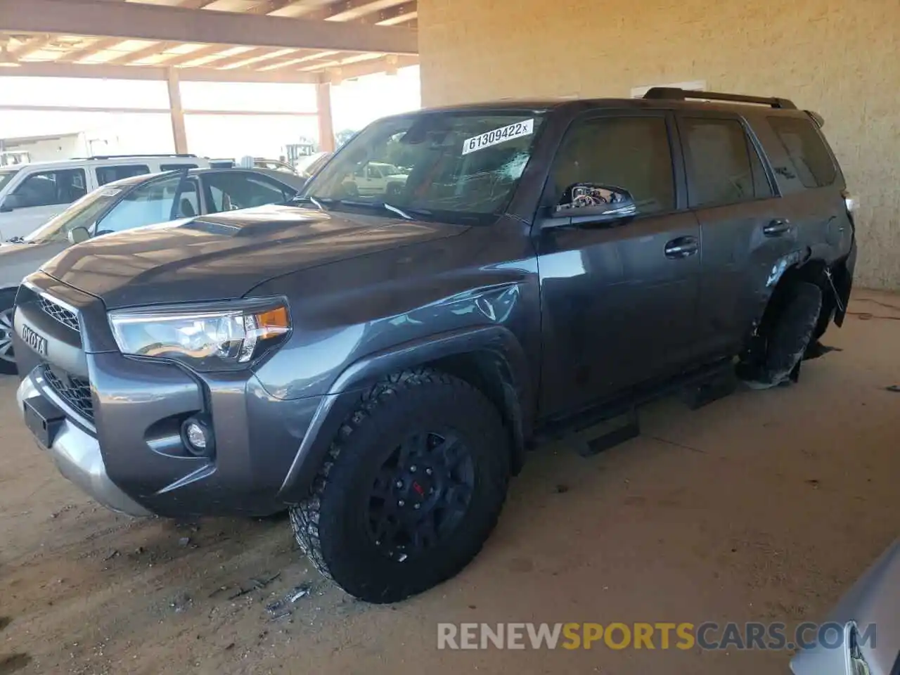 2 Photograph of a damaged car JTERU5JR2M5922280 TOYOTA 4RUNNER 2021