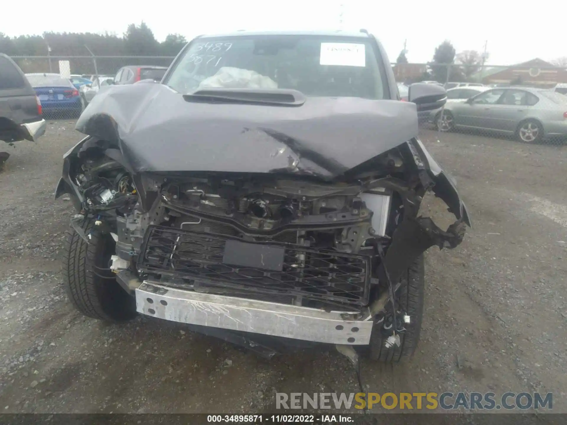 6 Photograph of a damaged car JTERU5JR3M5858850 TOYOTA 4RUNNER 2021