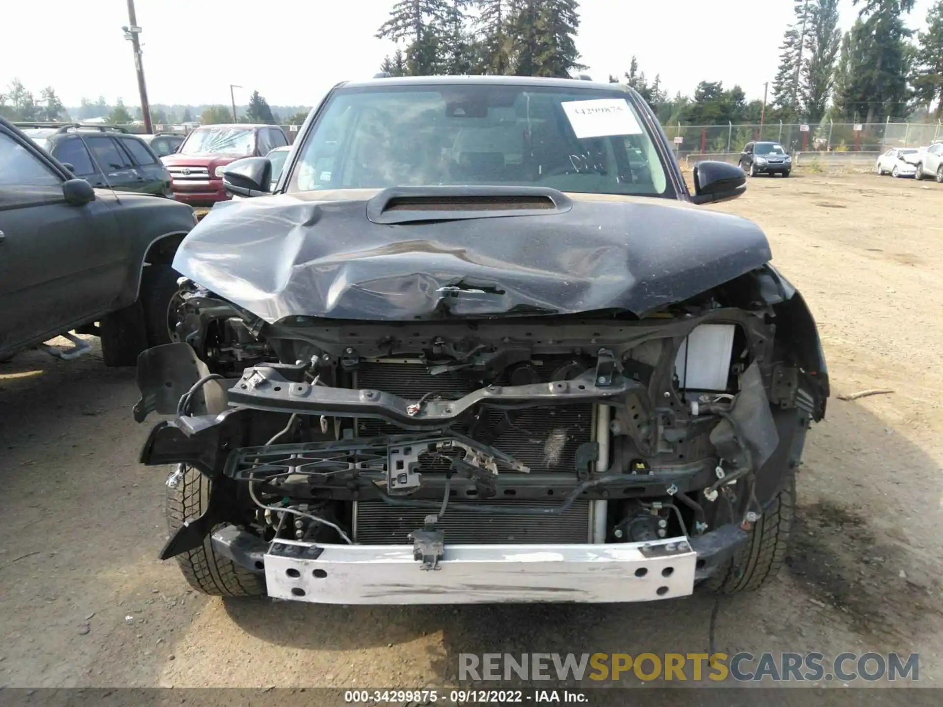 6 Photograph of a damaged car JTERU5JR3M5874000 TOYOTA 4RUNNER 2021