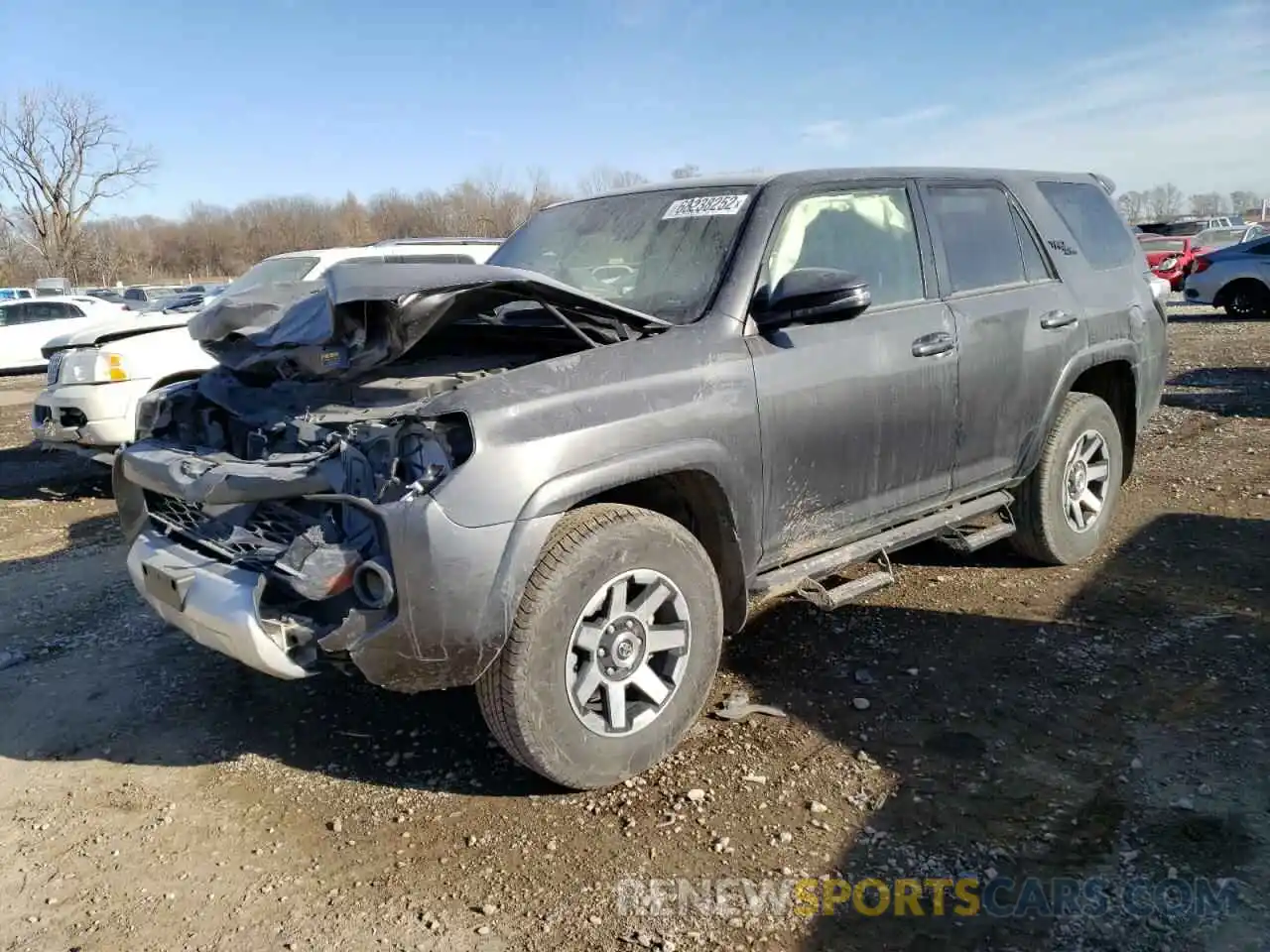 1 Photograph of a damaged car JTERU5JR4M5871848 TOYOTA 4RUNNER 2021