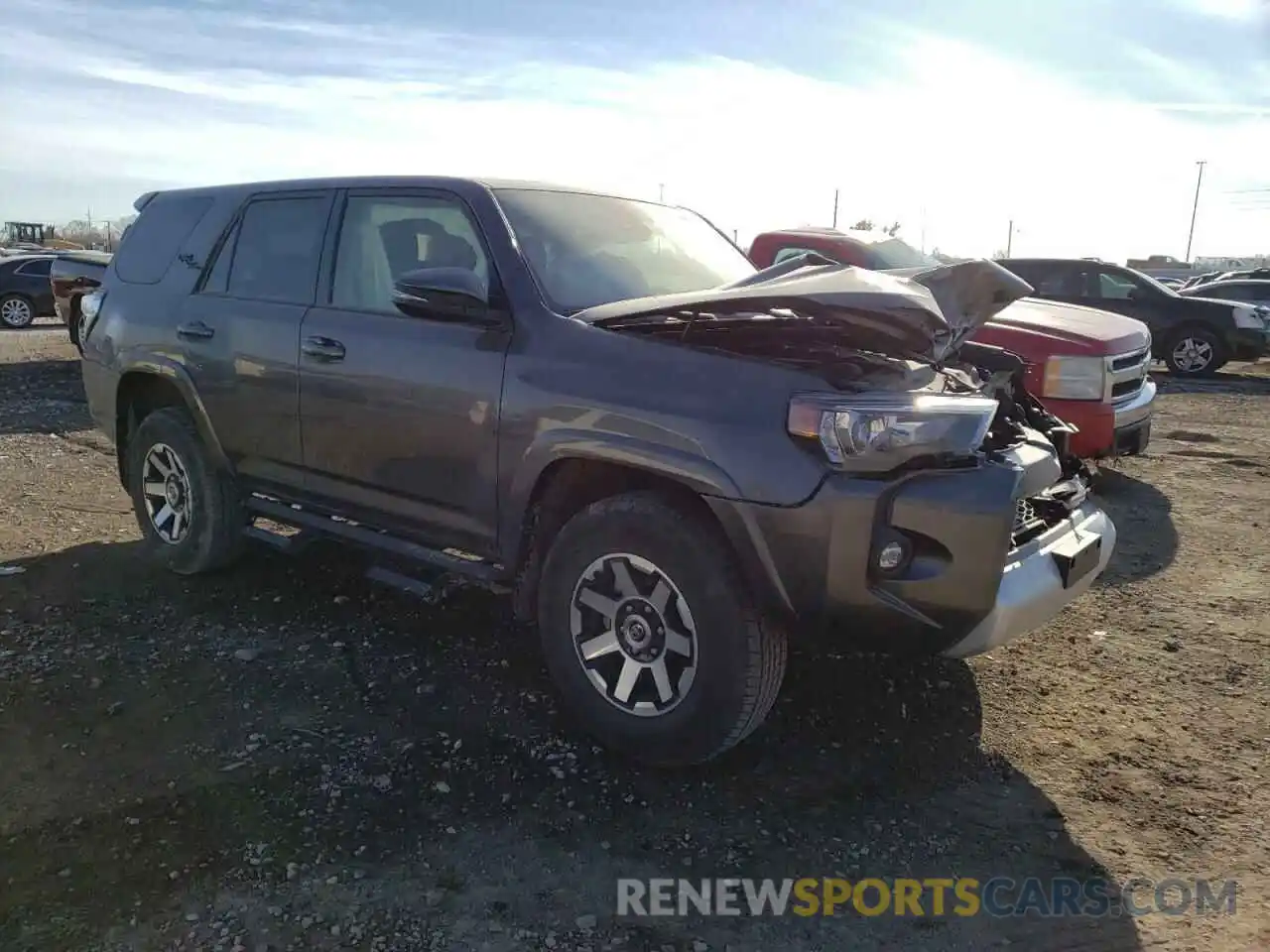 4 Photograph of a damaged car JTERU5JR4M5871848 TOYOTA 4RUNNER 2021