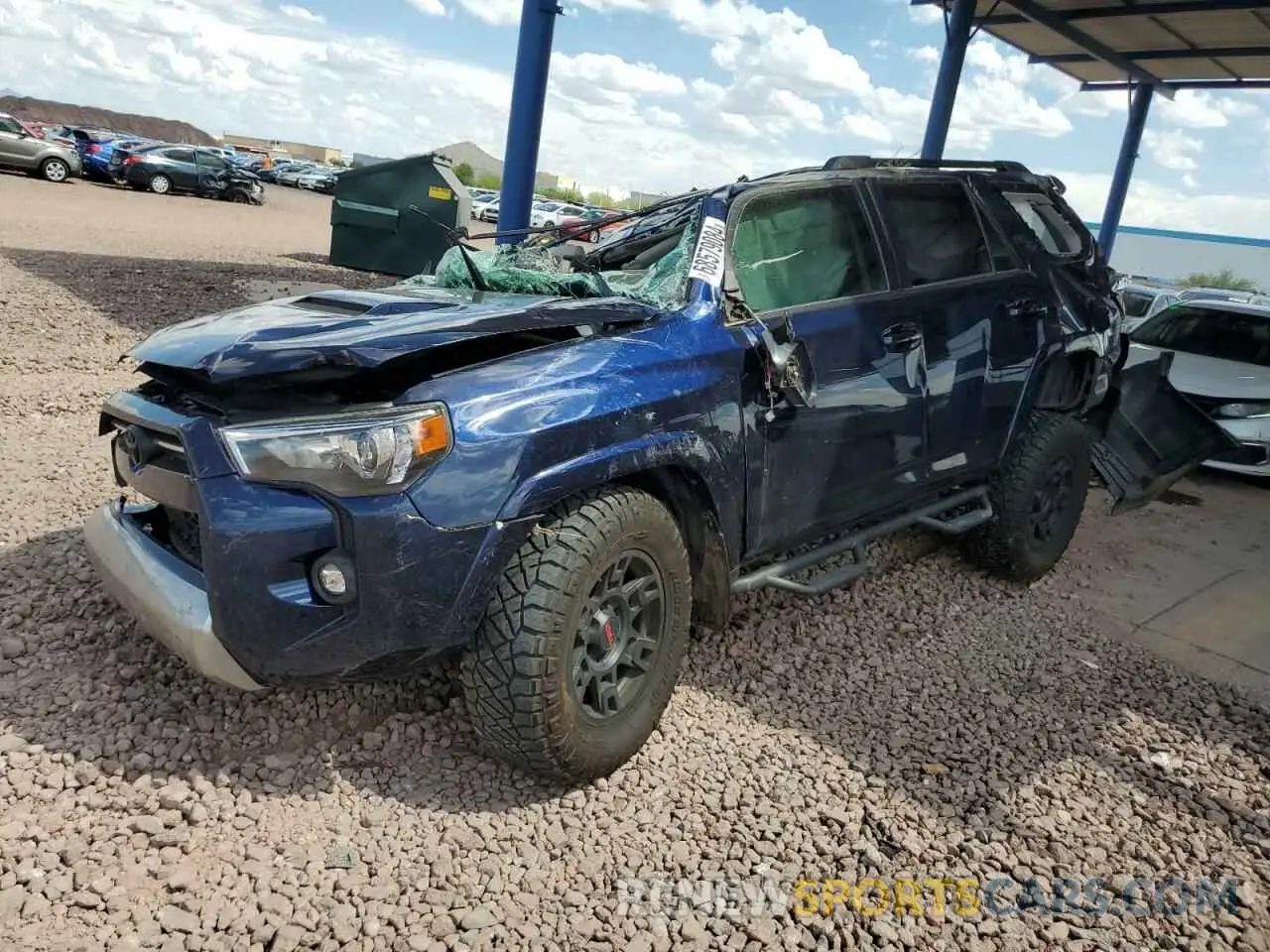 1 Photograph of a damaged car JTERU5JR5M5911712 TOYOTA 4RUNNER 2021