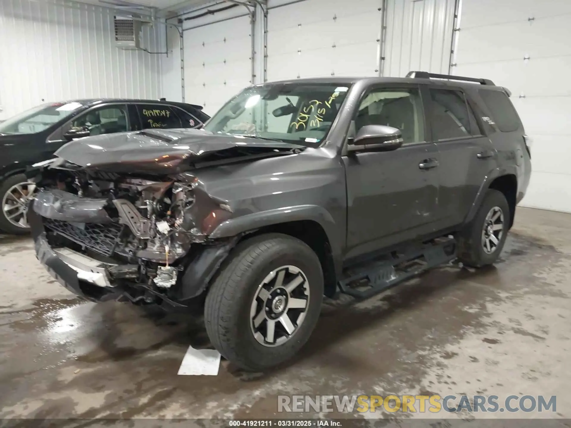 2 Photograph of a damaged car JTERU5JR6M5892569 TOYOTA 4RUNNER 2021