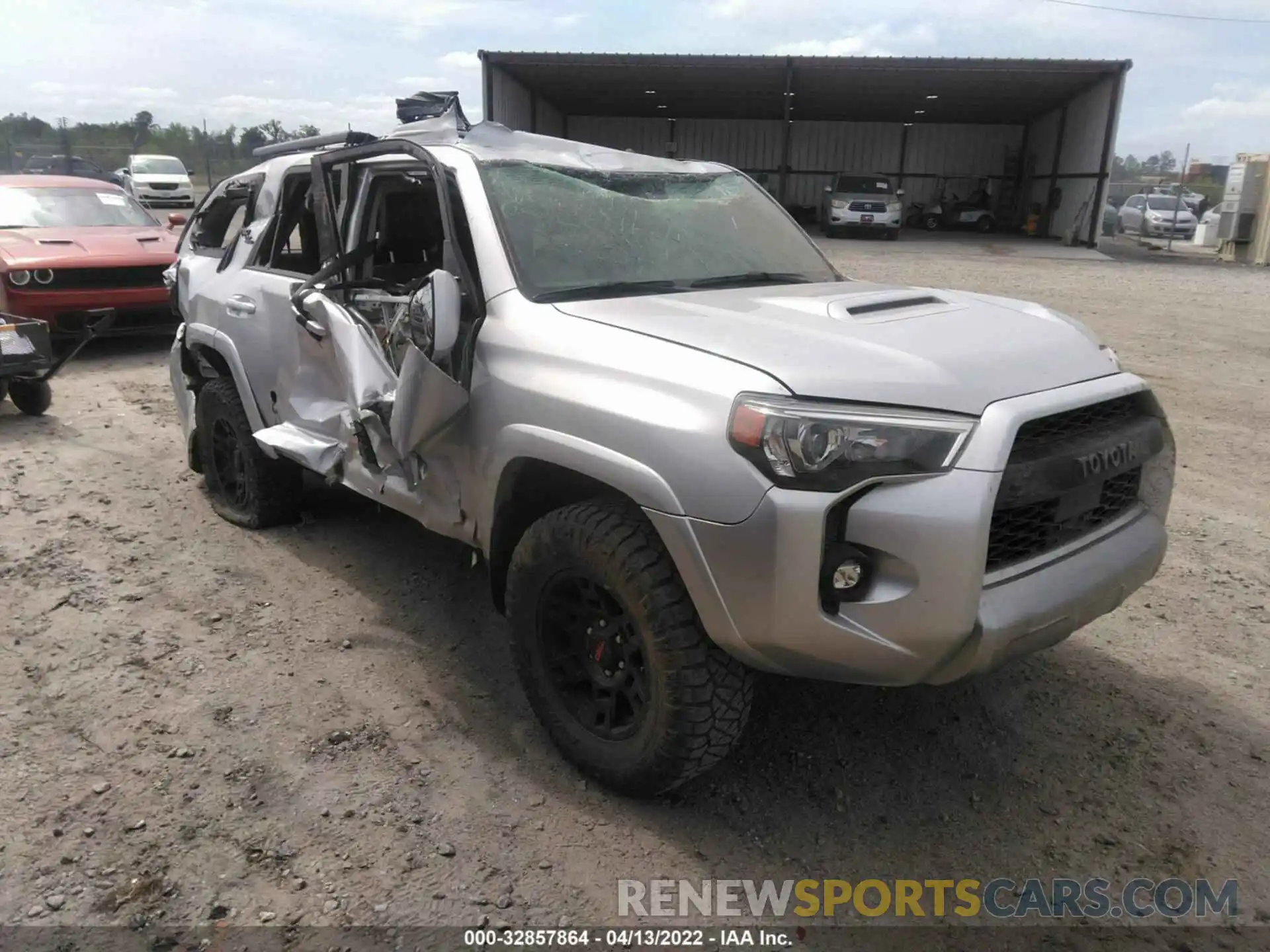 1 Photograph of a damaged car JTERU5JR6M5895519 TOYOTA 4RUNNER 2021