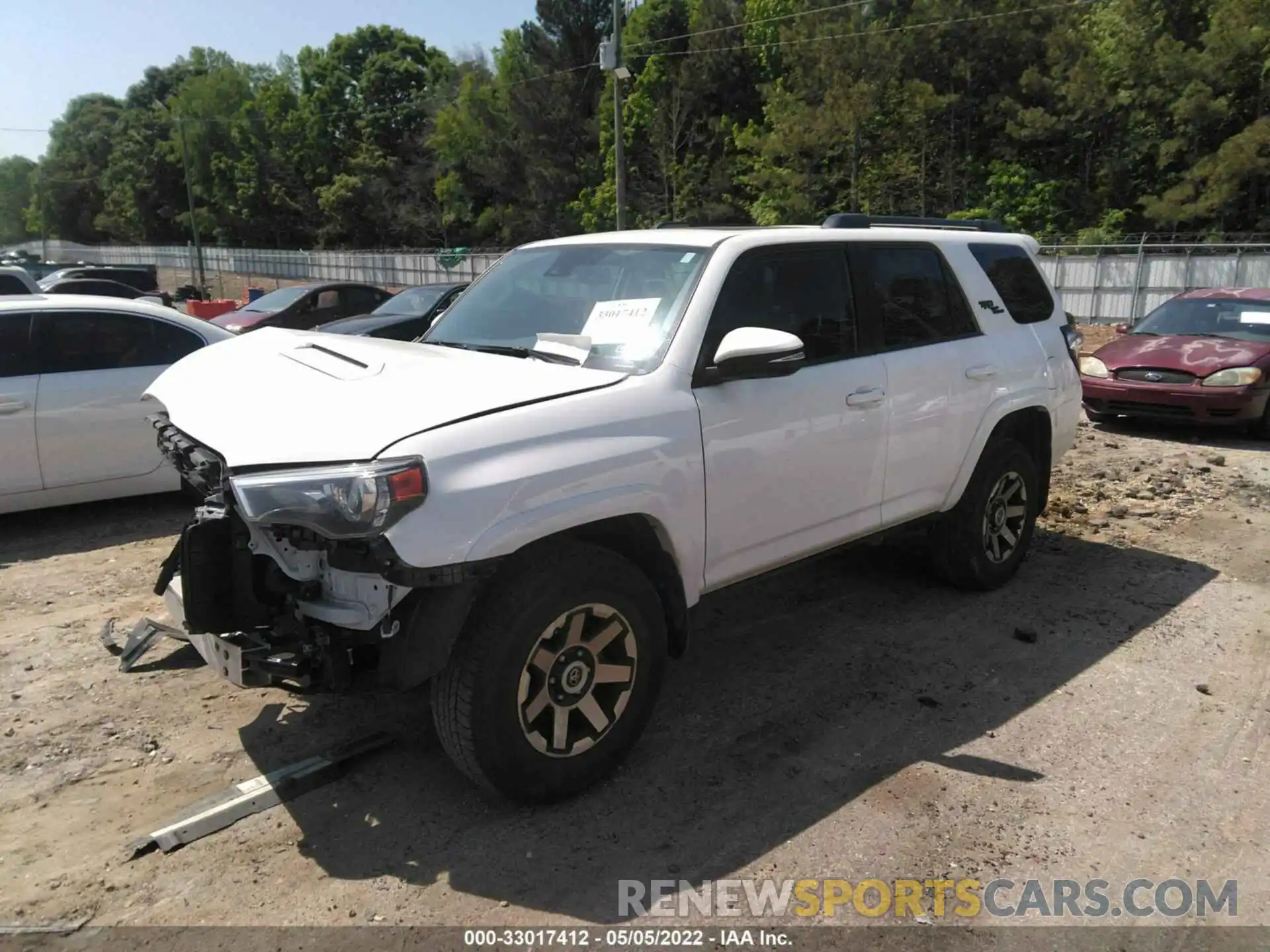 2 Photograph of a damaged car JTERU5JR7M5857006 TOYOTA 4RUNNER 2021