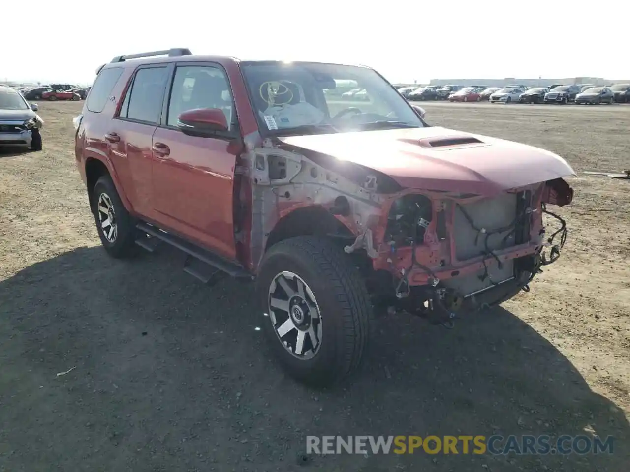 1 Photograph of a damaged car JTERU5JR7M5887963 TOYOTA 4RUNNER 2021