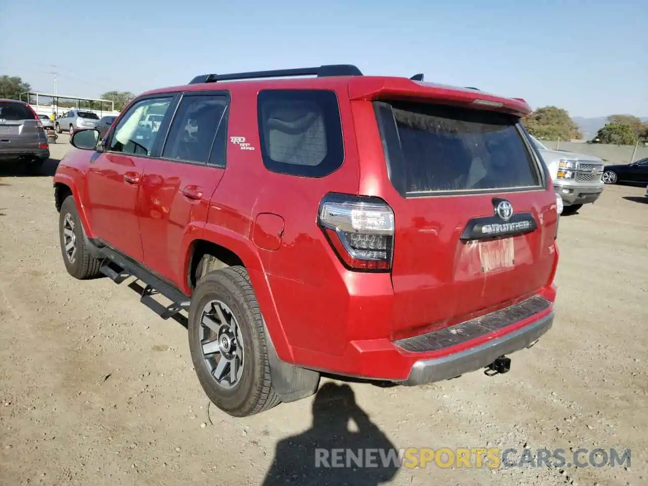 3 Photograph of a damaged car JTERU5JR7M5887963 TOYOTA 4RUNNER 2021