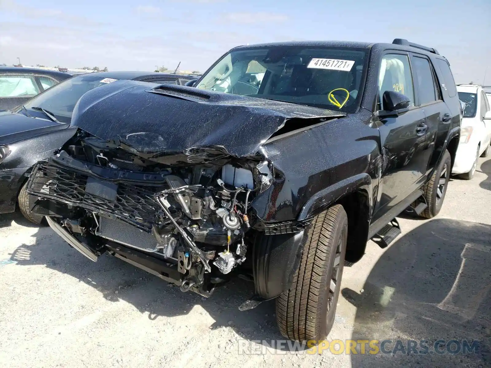 2 Photograph of a damaged car JTERU5JR7M5902767 TOYOTA 4RUNNER 2021