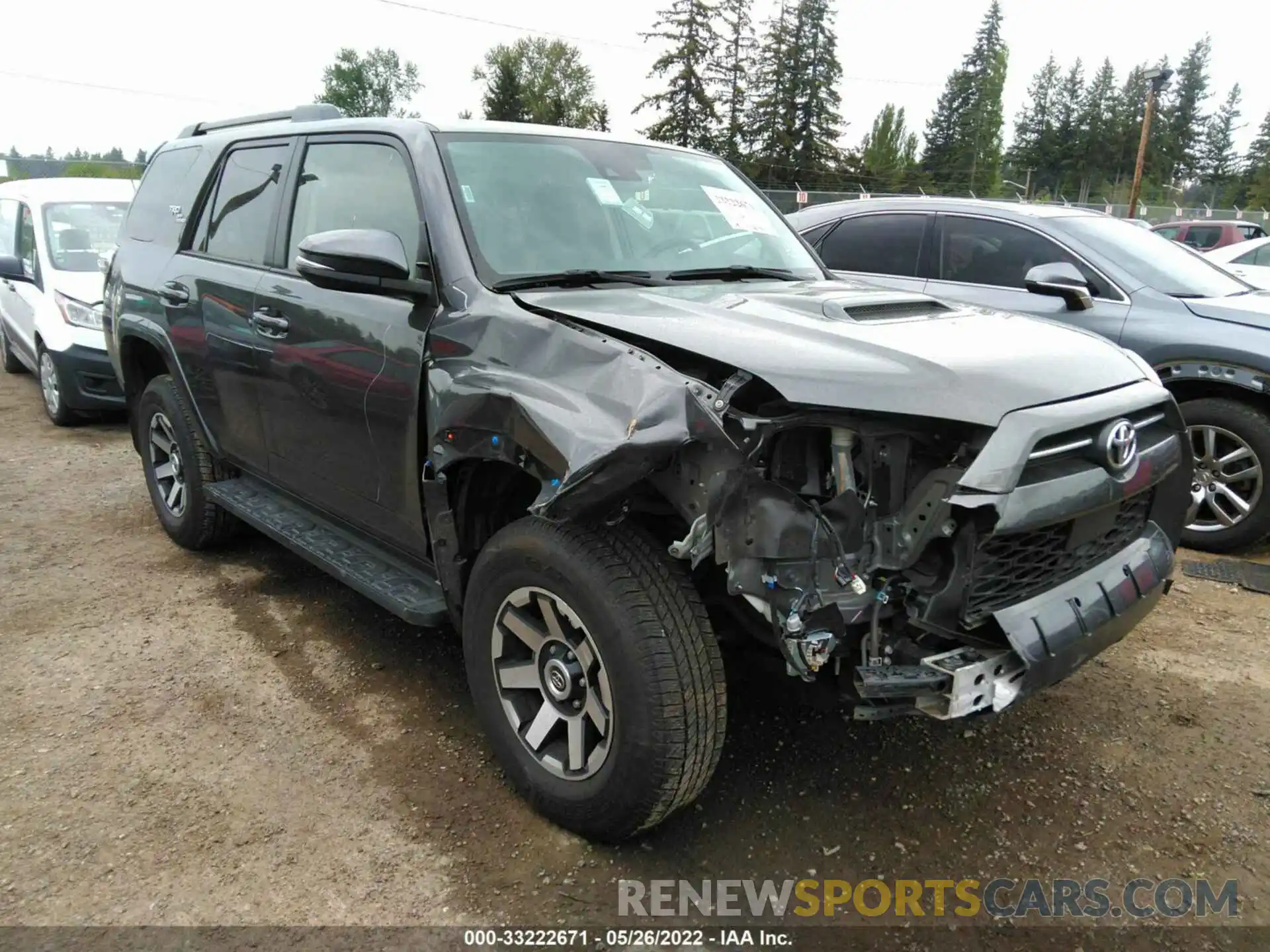 1 Photograph of a damaged car JTERU5JR8M5931632 TOYOTA 4RUNNER 2021