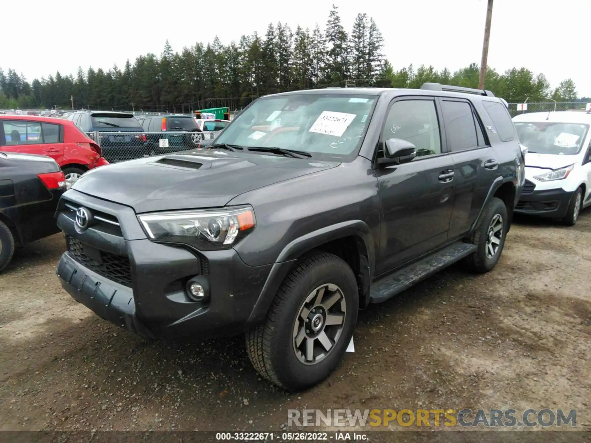 2 Photograph of a damaged car JTERU5JR8M5931632 TOYOTA 4RUNNER 2021