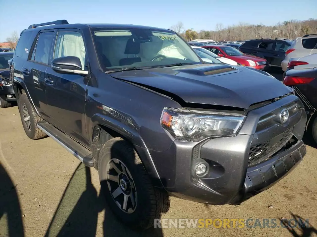 1 Photograph of a damaged car JTERU5JR9M5894123 TOYOTA 4RUNNER 2021