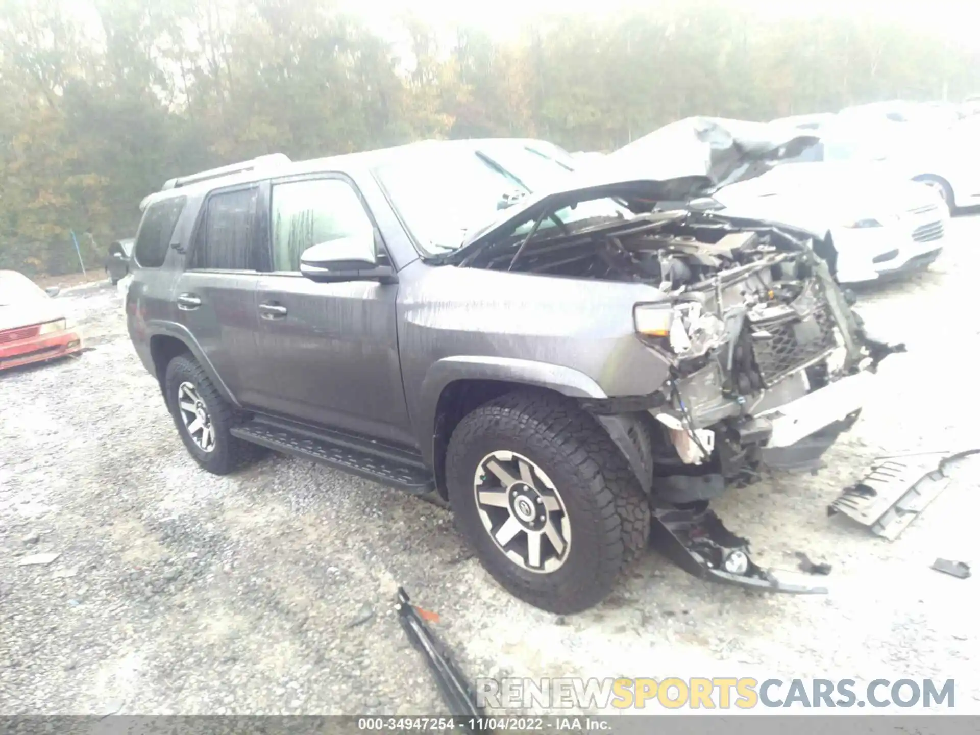 1 Photograph of a damaged car JTERU5JRXM5848610 TOYOTA 4RUNNER 2021