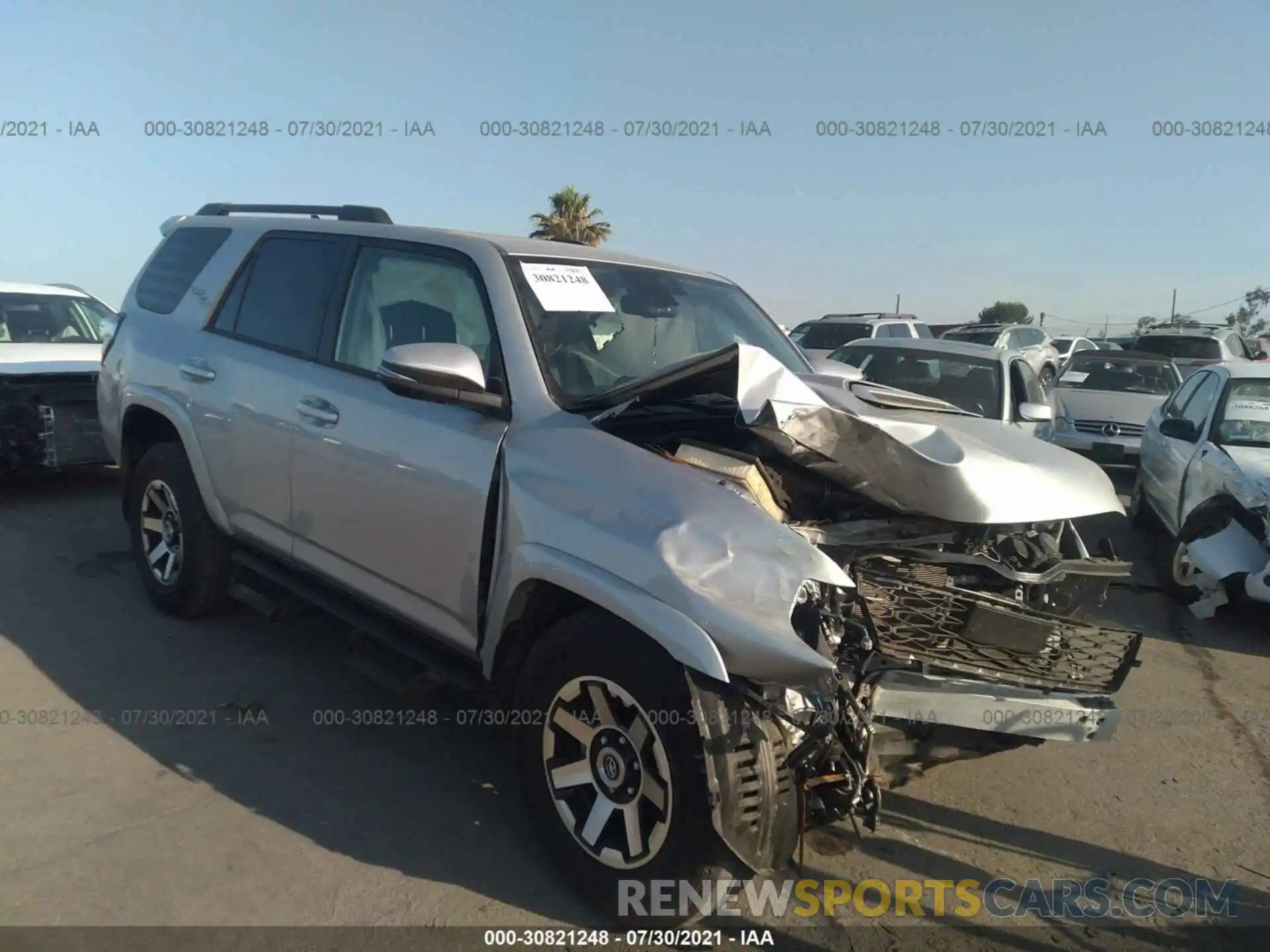 1 Photograph of a damaged car JTERU5JRXM5889660 TOYOTA 4RUNNER 2021