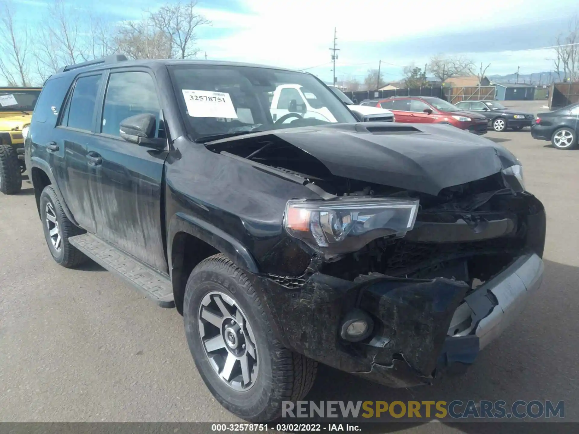 1 Photograph of a damaged car JTERU5JRXM5932488 TOYOTA 4RUNNER 2021