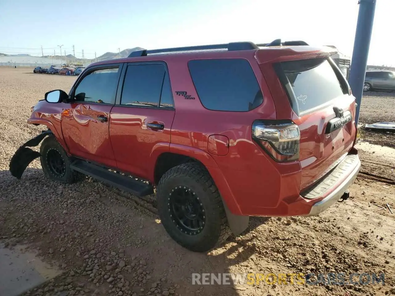 2 Photograph of a damaged car JTERU5JRXM5954331 TOYOTA 4RUNNER 2021