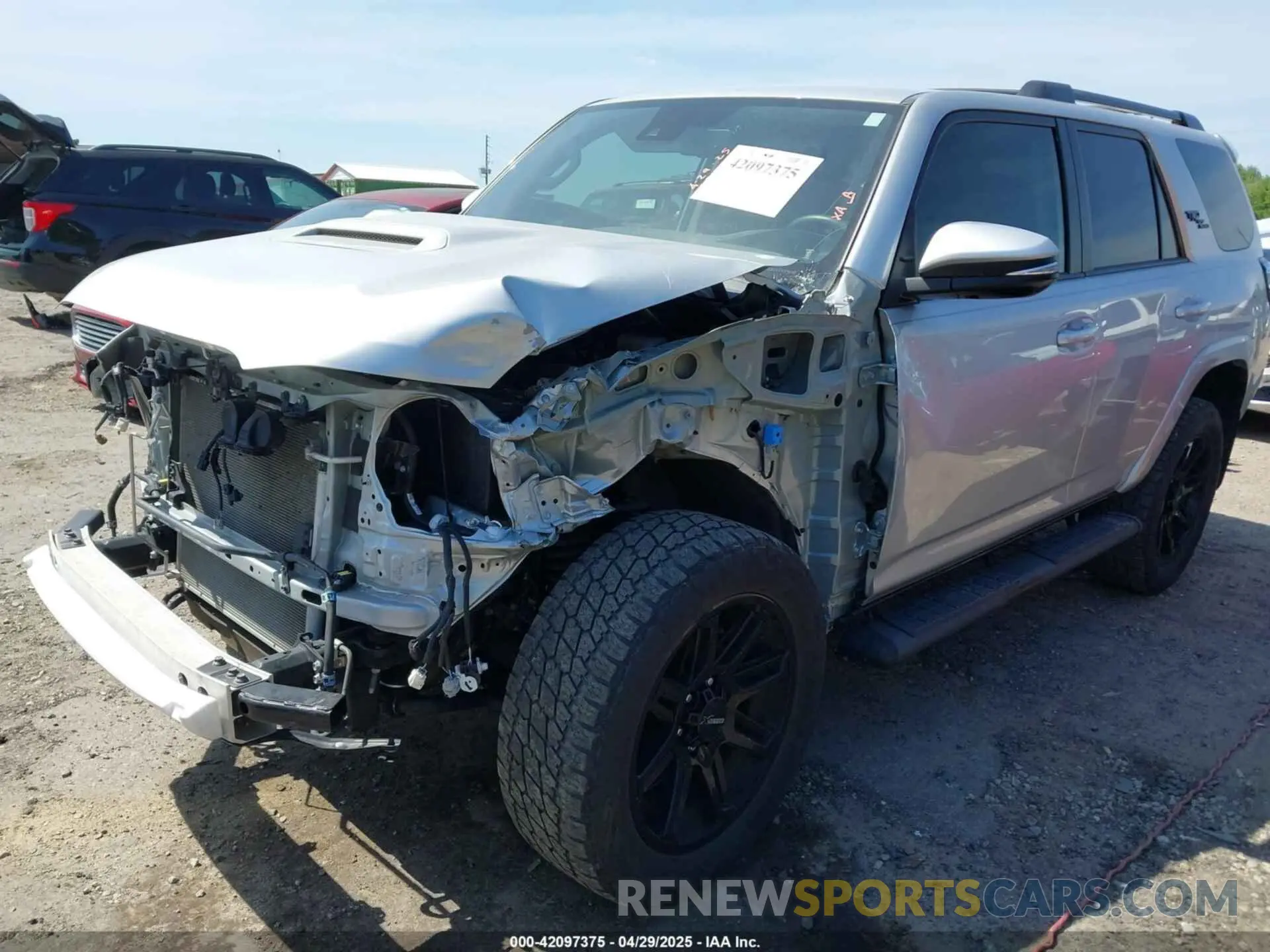 2 Photograph of a damaged car JTERU5JRXM5964177 TOYOTA 4RUNNER 2021