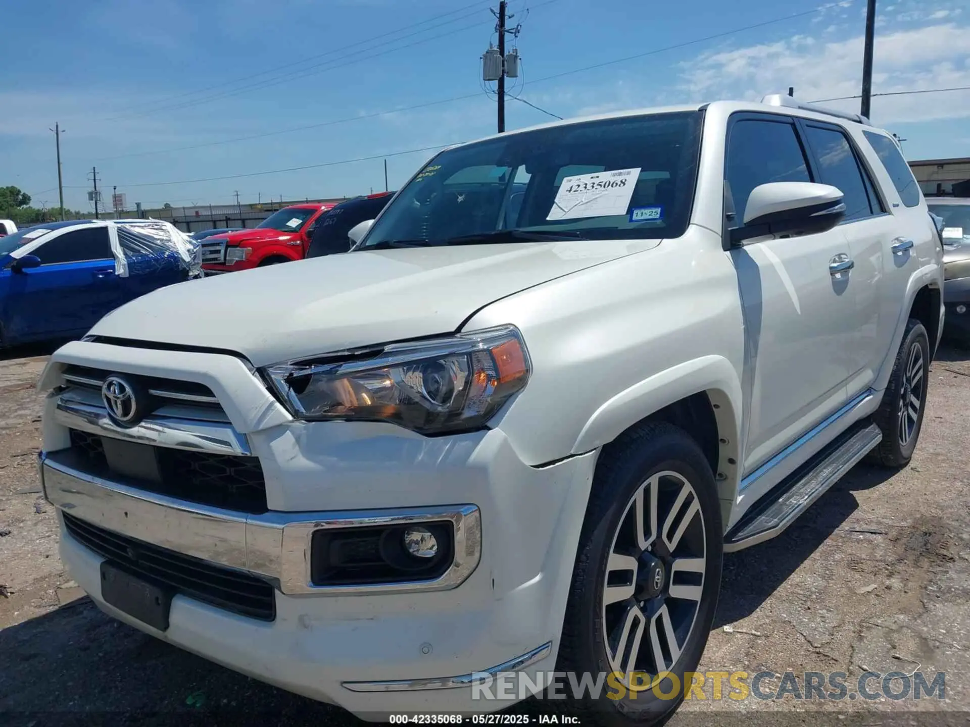 2 Photograph of a damaged car JTEDU5JR0N5257293 TOYOTA 4RUNNER 2022