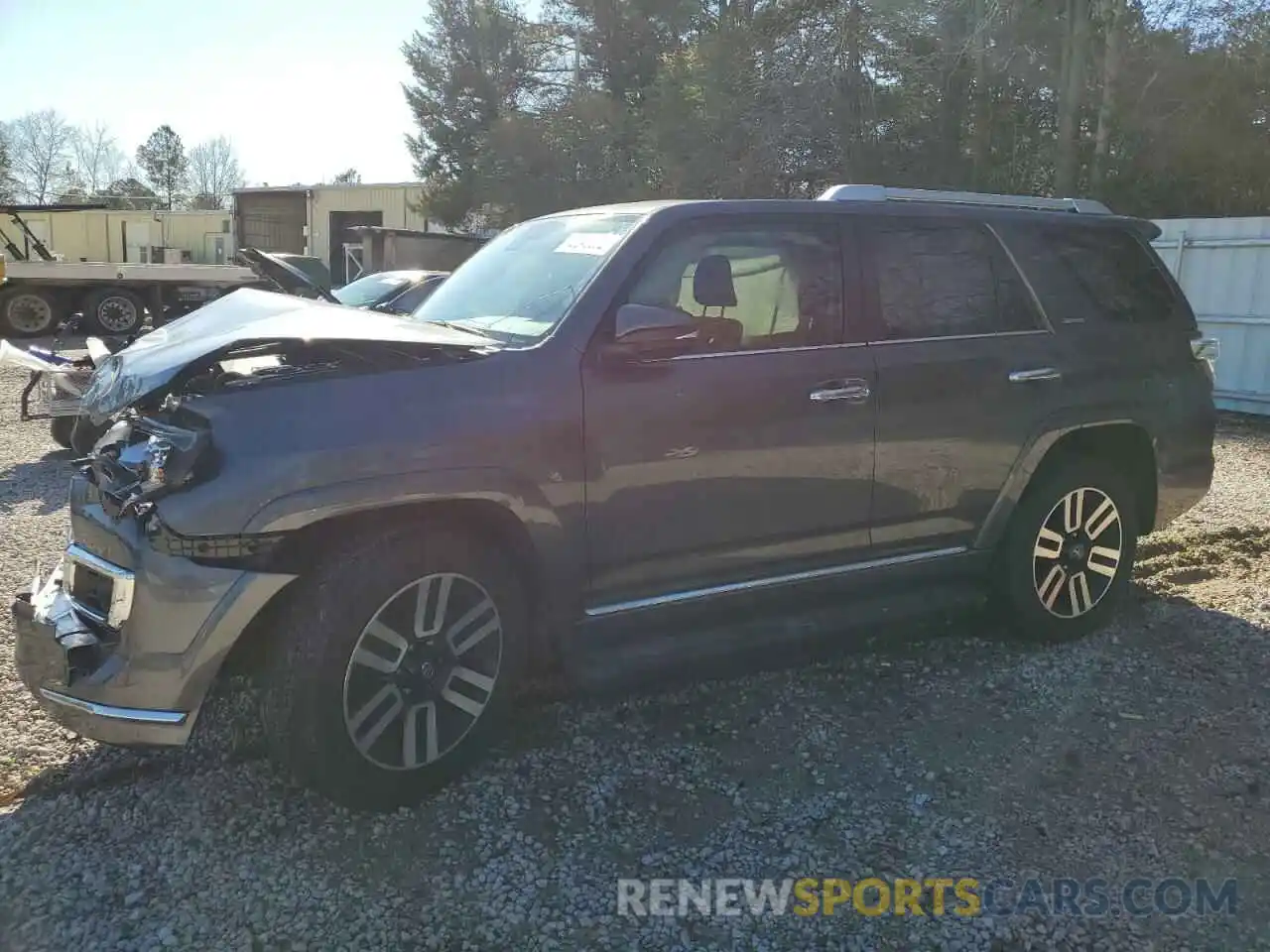 1 Photograph of a damaged car JTEDU5JR0N5258380 TOYOTA 4RUNNER 2022