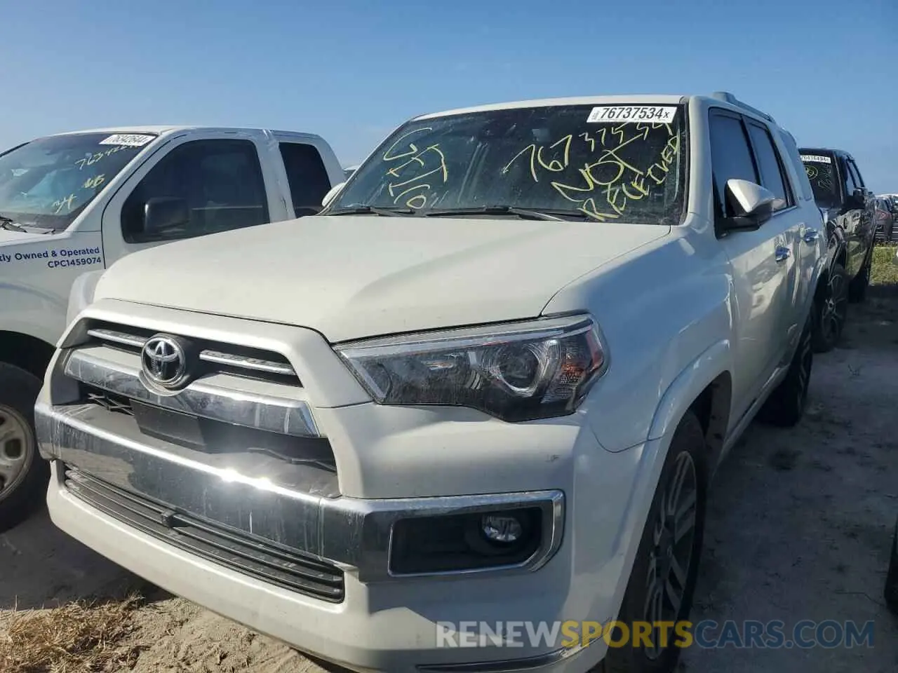 1 Photograph of a damaged car JTEDU5JR0N5273154 TOYOTA 4RUNNER 2022