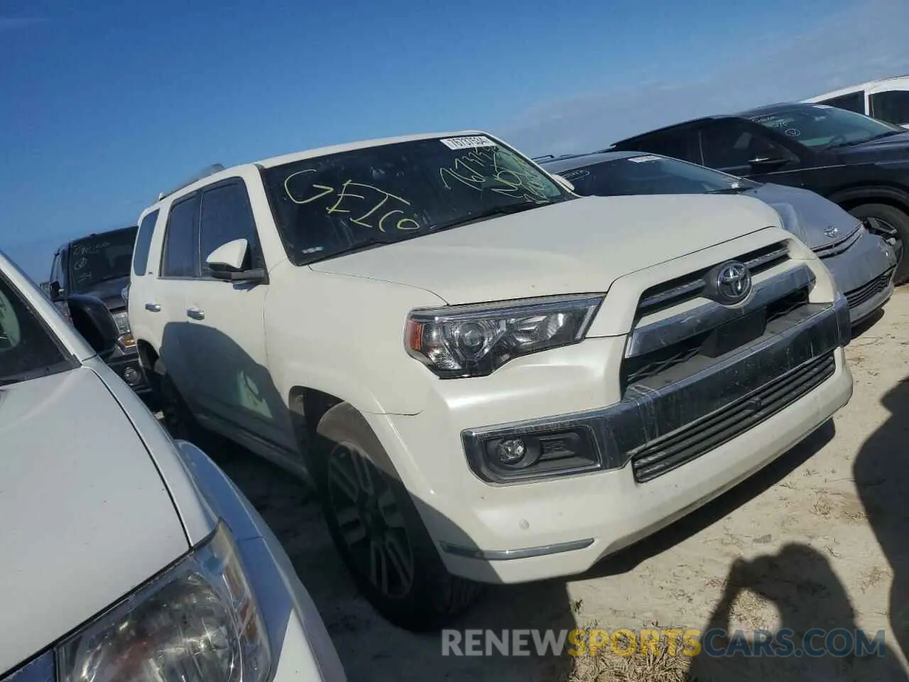 4 Photograph of a damaged car JTEDU5JR0N5273154 TOYOTA 4RUNNER 2022