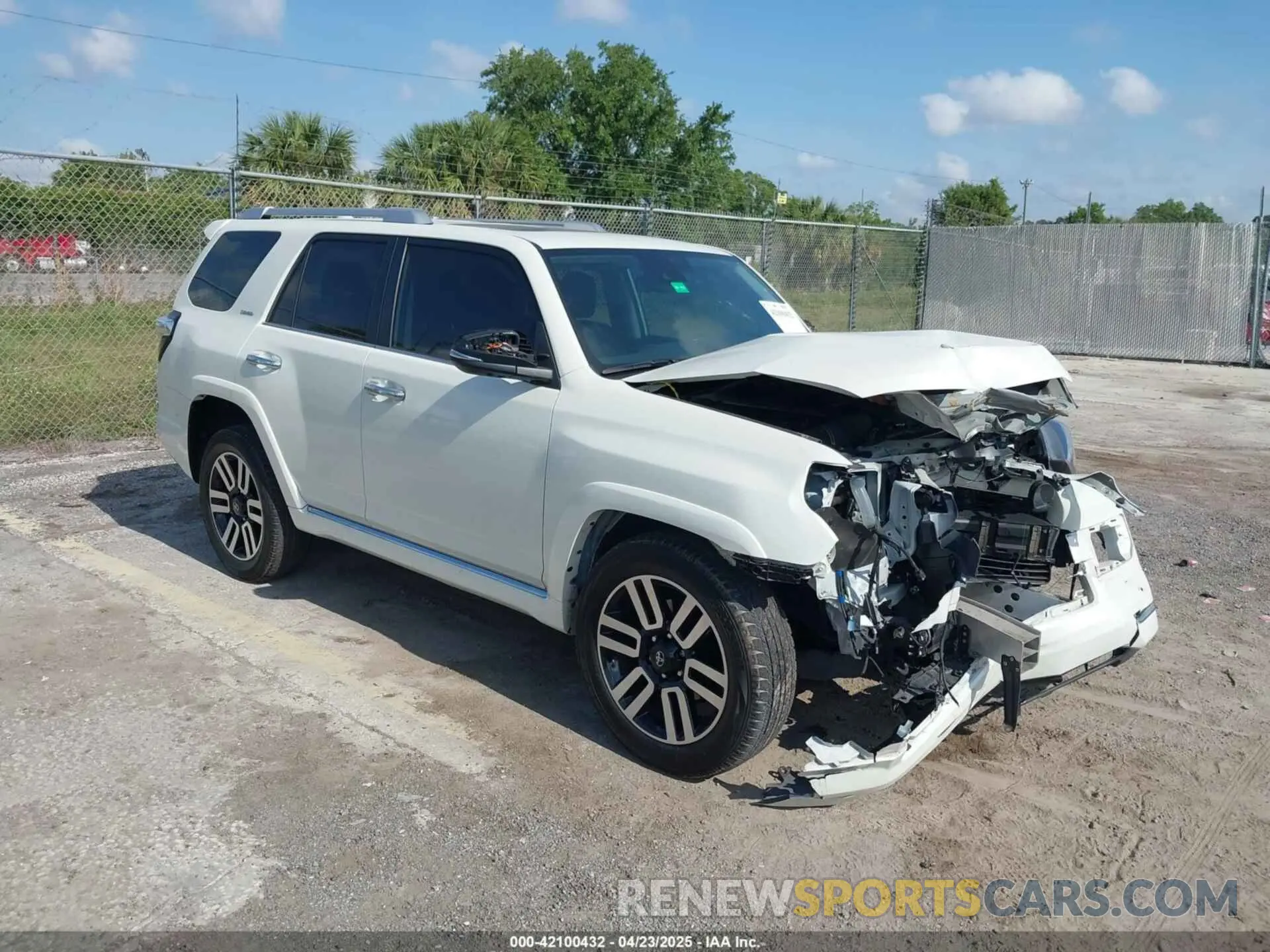 1 Photograph of a damaged car JTEDU5JR9N5265778 TOYOTA 4RUNNER 2022