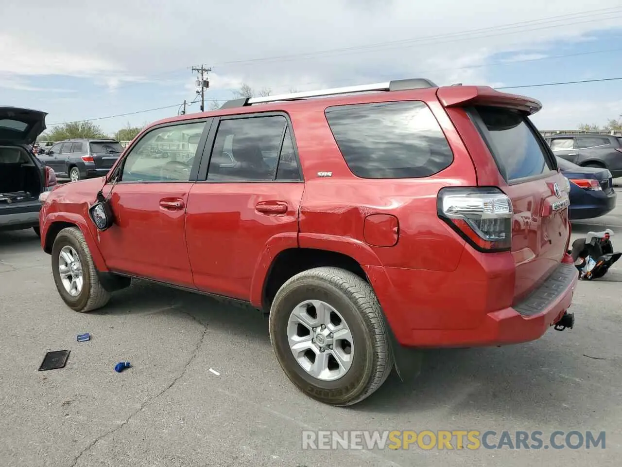 2 Photograph of a damaged car JTEEU5JR0N5258187 TOYOTA 4RUNNER 2022