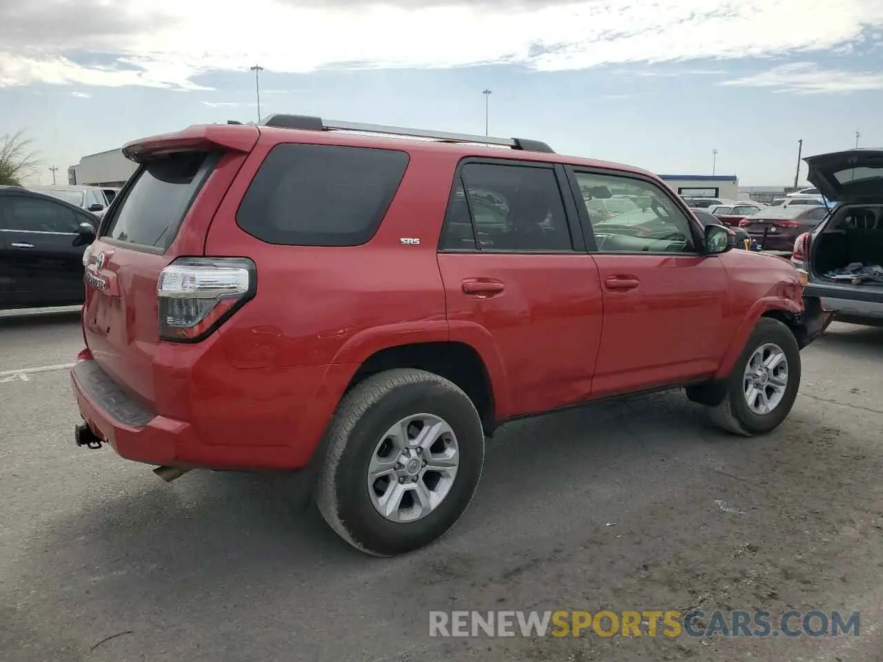 3 Photograph of a damaged car JTEEU5JR0N5258187 TOYOTA 4RUNNER 2022