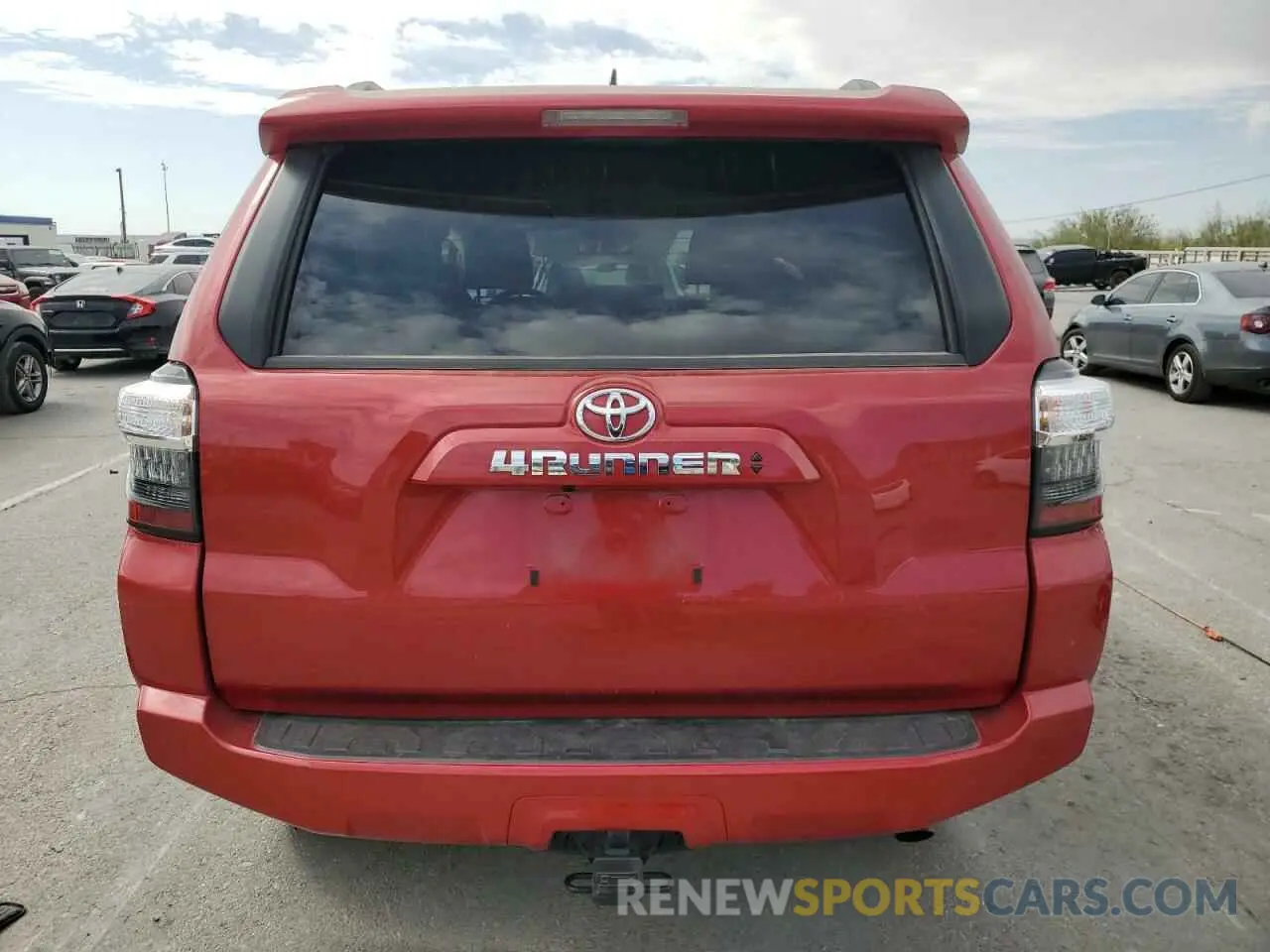 6 Photograph of a damaged car JTEEU5JR0N5258187 TOYOTA 4RUNNER 2022