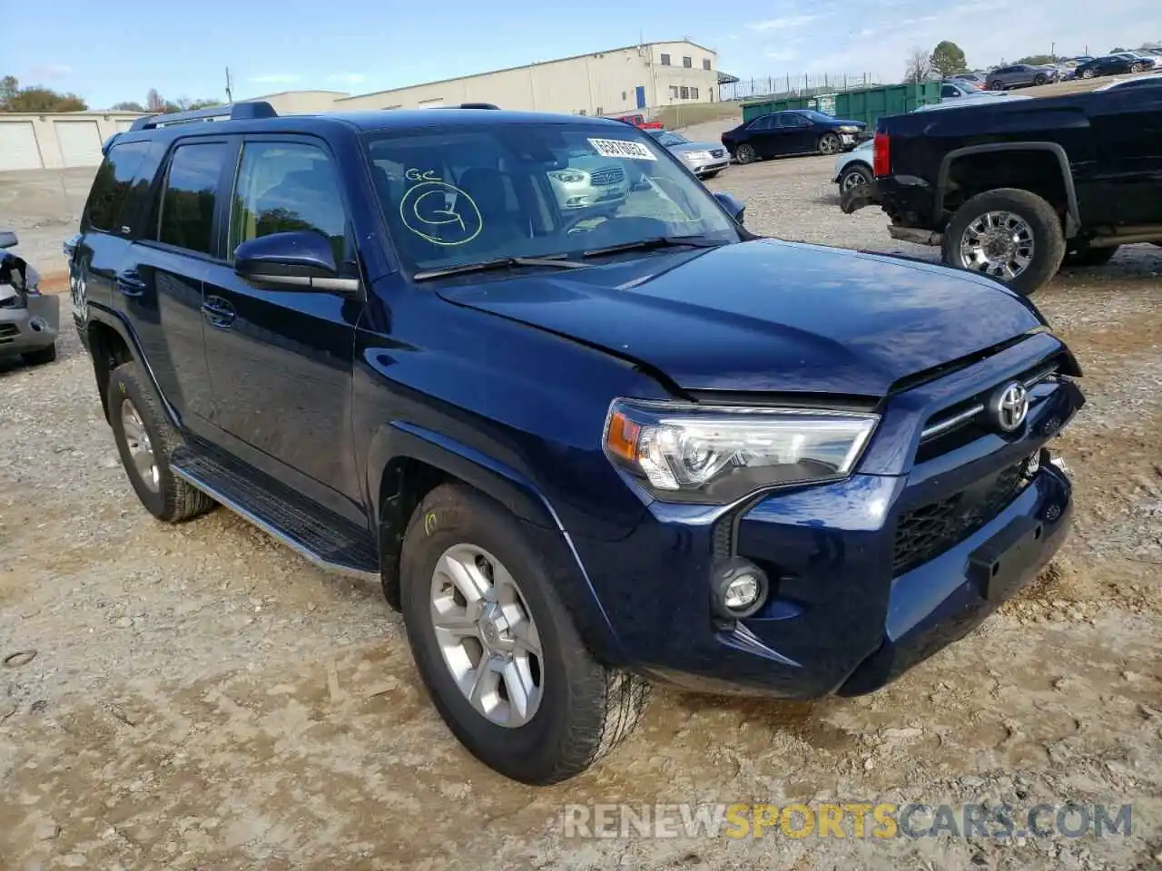 1 Photograph of a damaged car JTEEU5JR0N5273109 TOYOTA 4RUNNER 2022