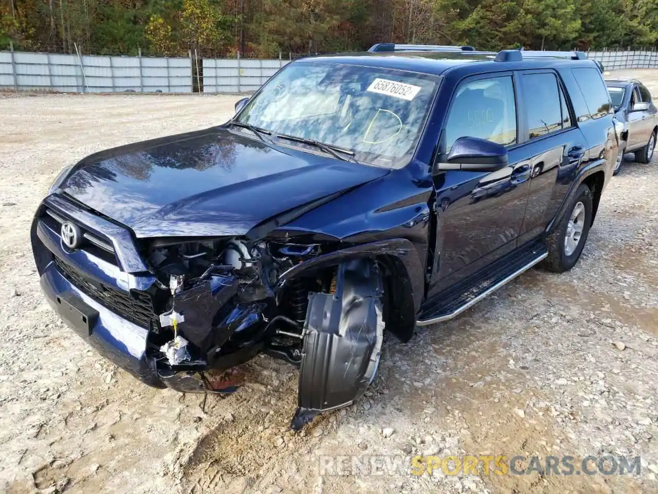 2 Photograph of a damaged car JTEEU5JR0N5273109 TOYOTA 4RUNNER 2022