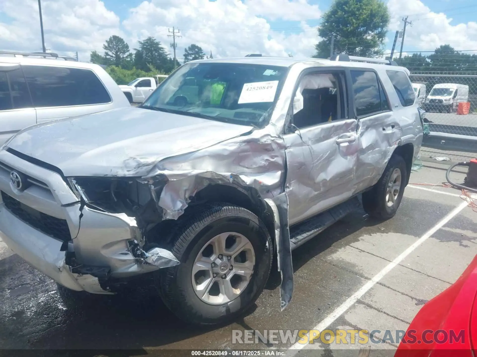 6 Photograph of a damaged car JTEEU5JR2N5252844 TOYOTA 4RUNNER 2022