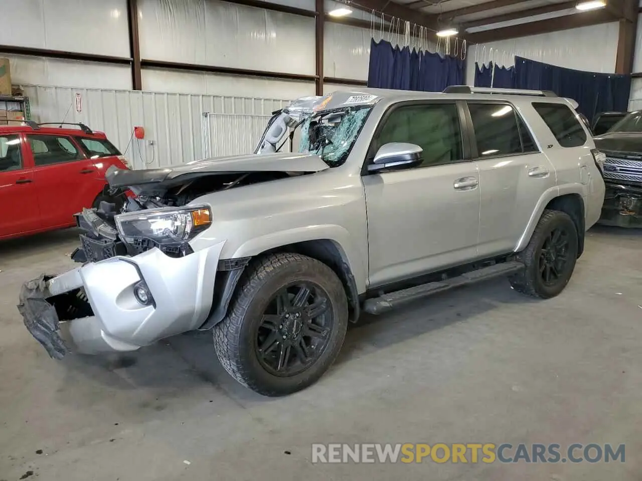 1 Photograph of a damaged car JTEEU5JR2N5265545 TOYOTA 4RUNNER 2022