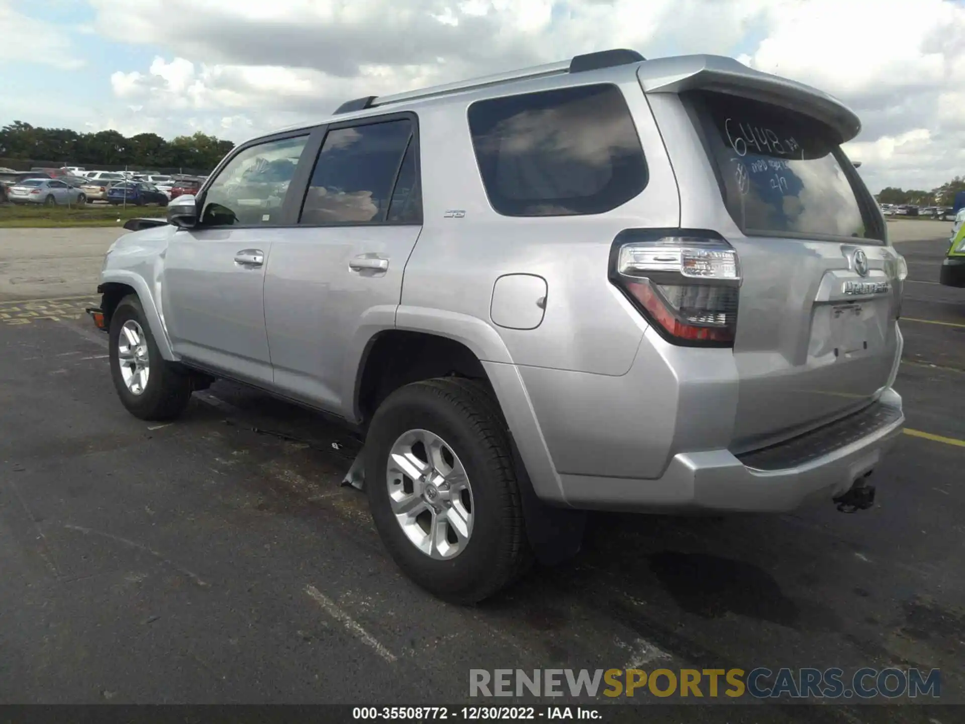 3 Photograph of a damaged car JTEEU5JR3N5256448 TOYOTA 4RUNNER 2022