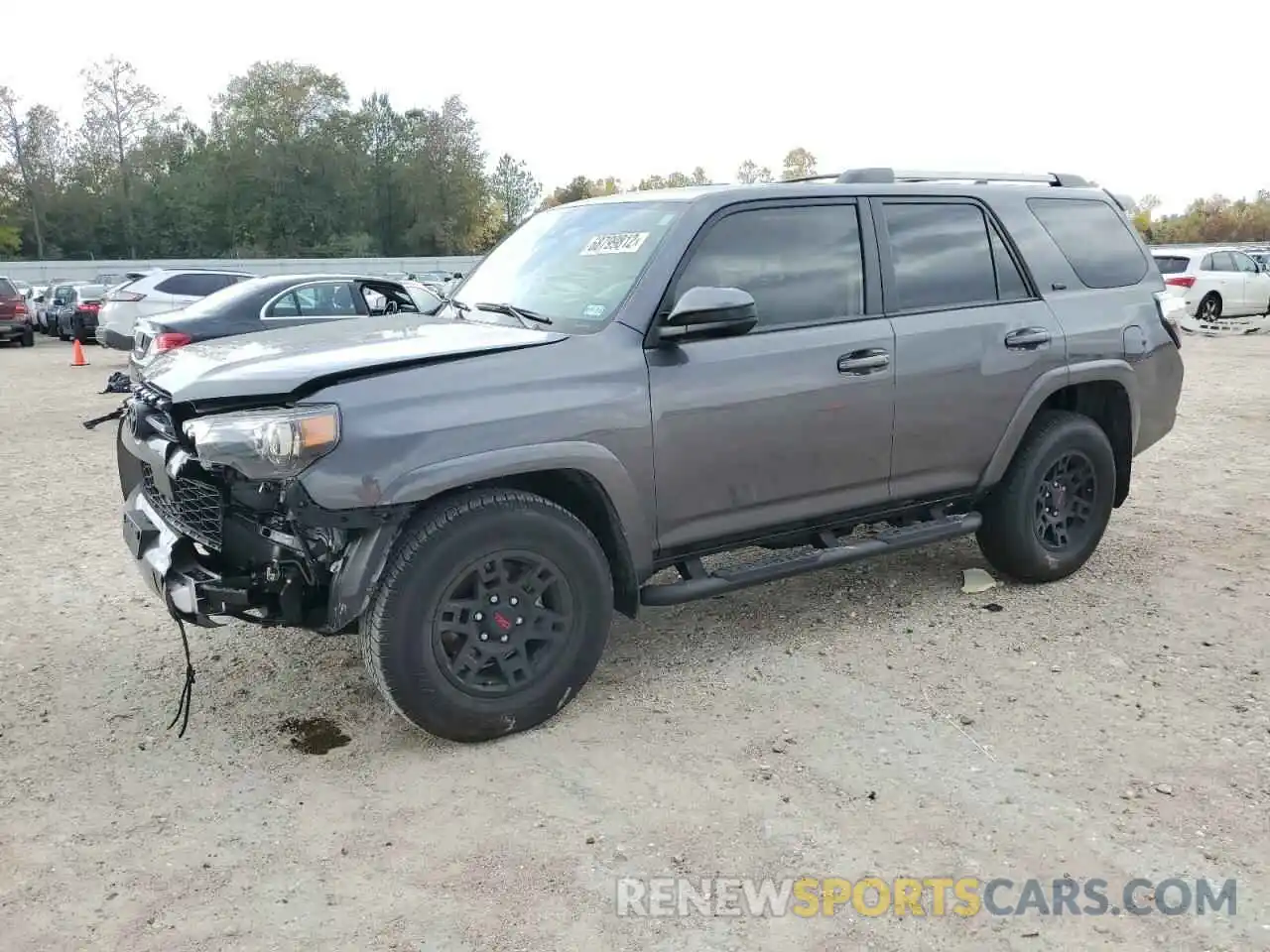 1 Photograph of a damaged car JTEEU5JR3N5272990 TOYOTA 4RUNNER 2022