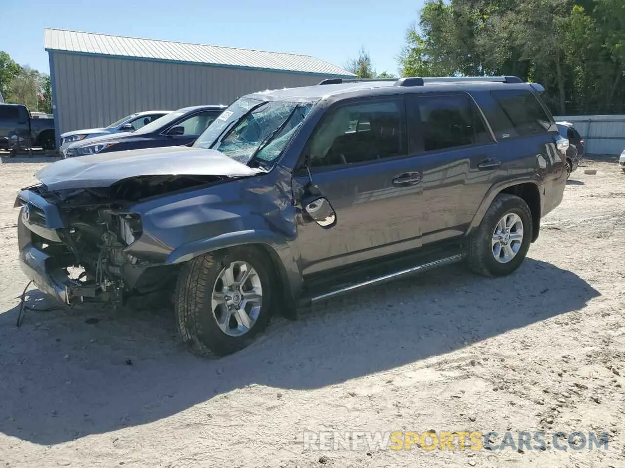1 Photograph of a damaged car JTEEU5JR4N5259343 TOYOTA 4RUNNER 2022