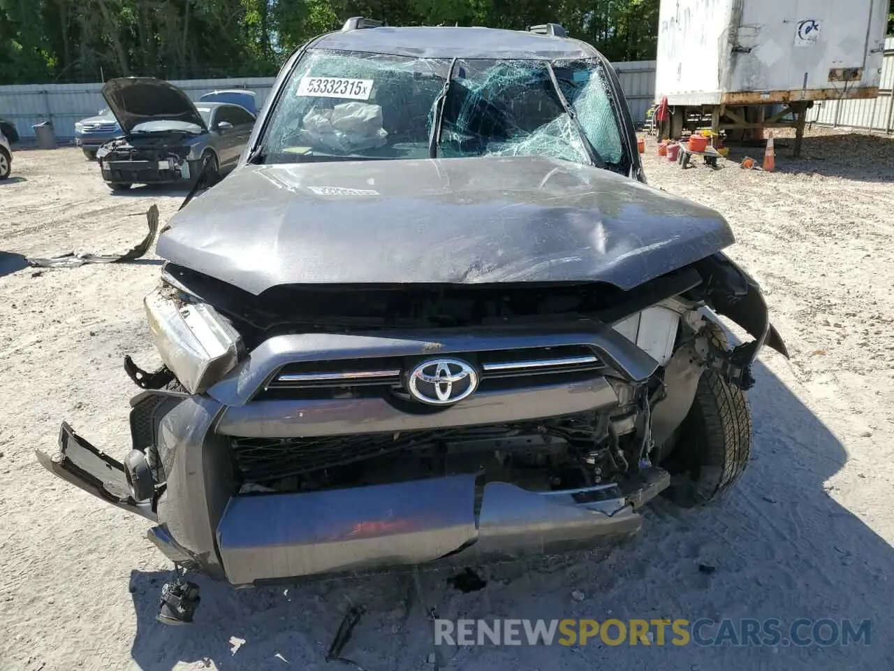 5 Photograph of a damaged car JTEEU5JR4N5259343 TOYOTA 4RUNNER 2022