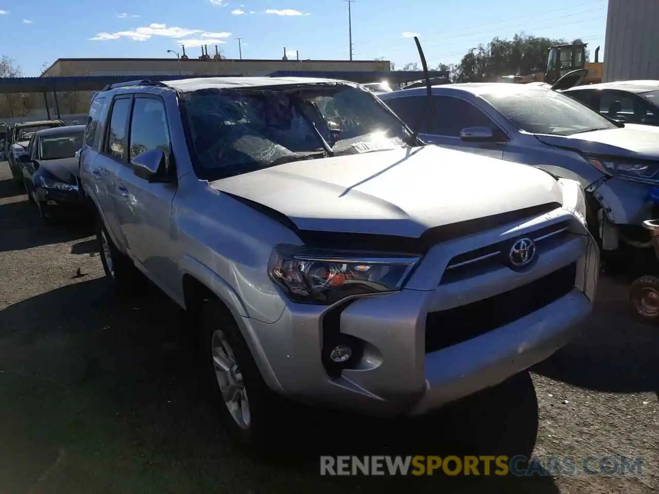 1 Photograph of a damaged car JTEEU5JR5N5257813 TOYOTA 4RUNNER 2022