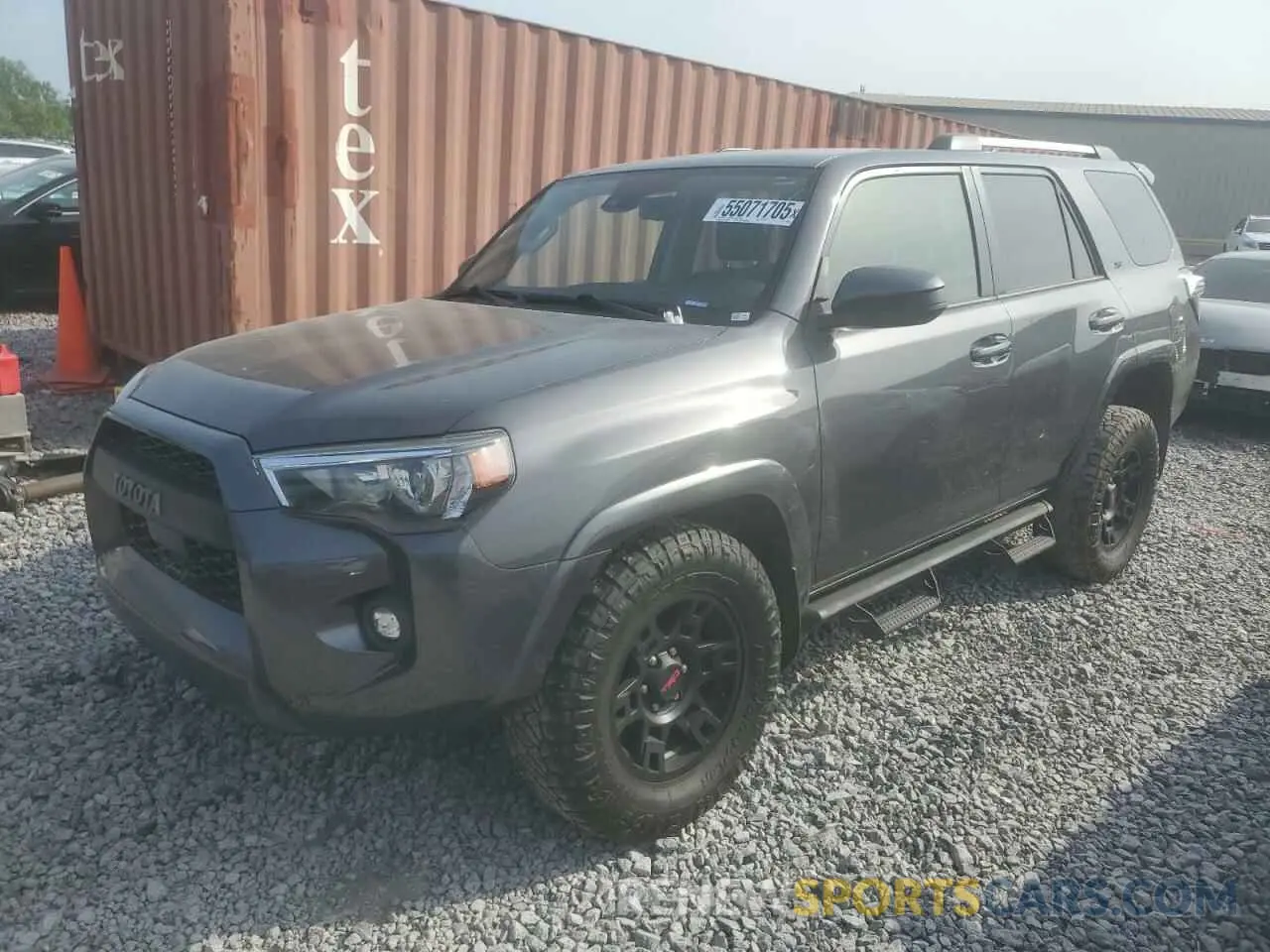 1 Photograph of a damaged car JTEEU5JR6N5255455 TOYOTA 4RUNNER 2022