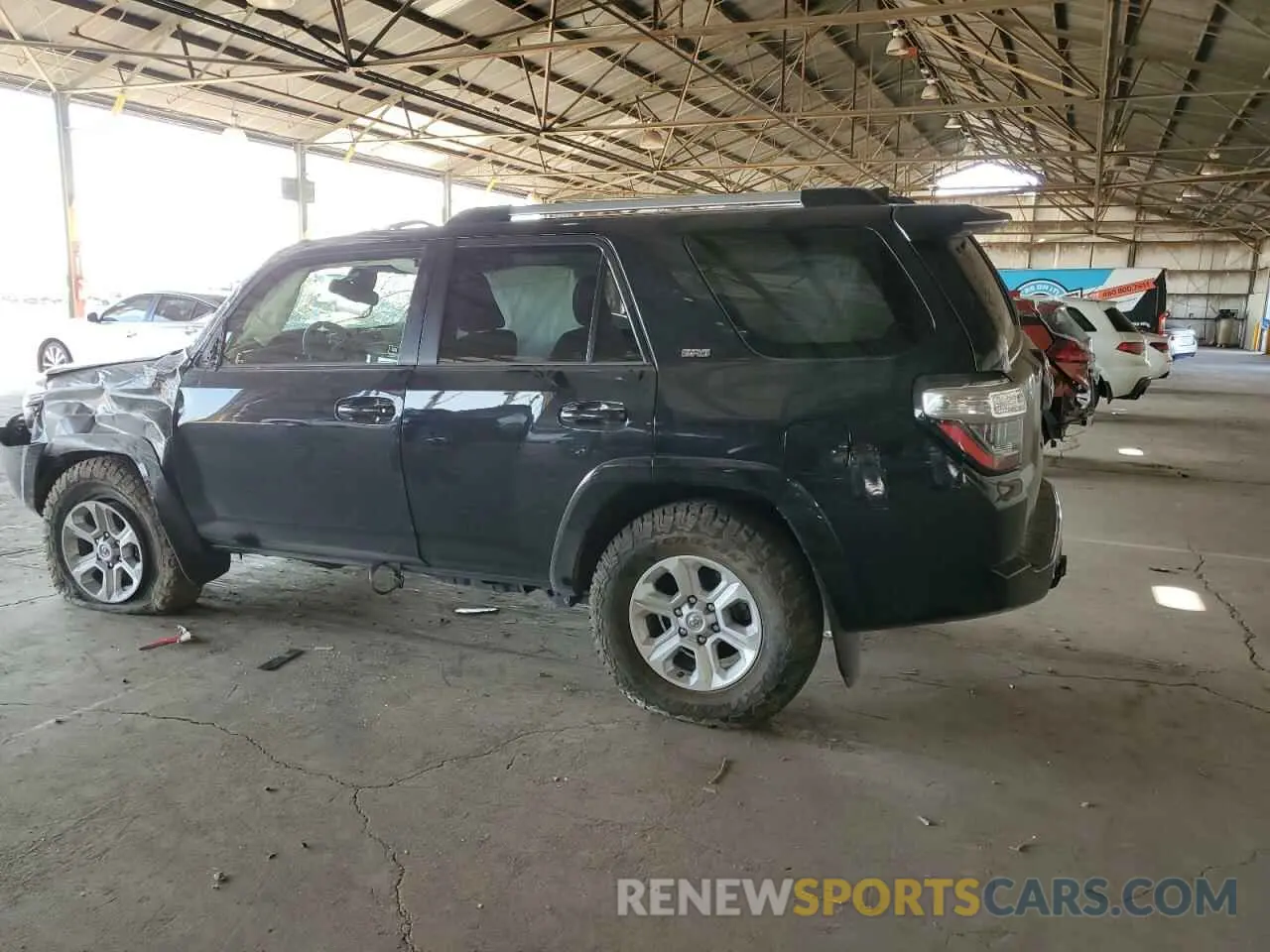 2 Photograph of a damaged car JTEEU5JR7N5271700 TOYOTA 4RUNNER 2022