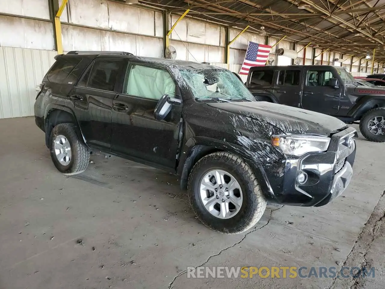 4 Photograph of a damaged car JTEEU5JR7N5271700 TOYOTA 4RUNNER 2022