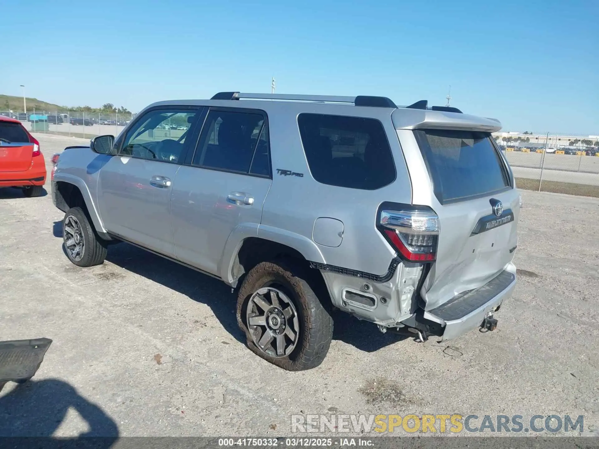 3 Photograph of a damaged car JTEEU5JRXN5264532 TOYOTA 4RUNNER 2022