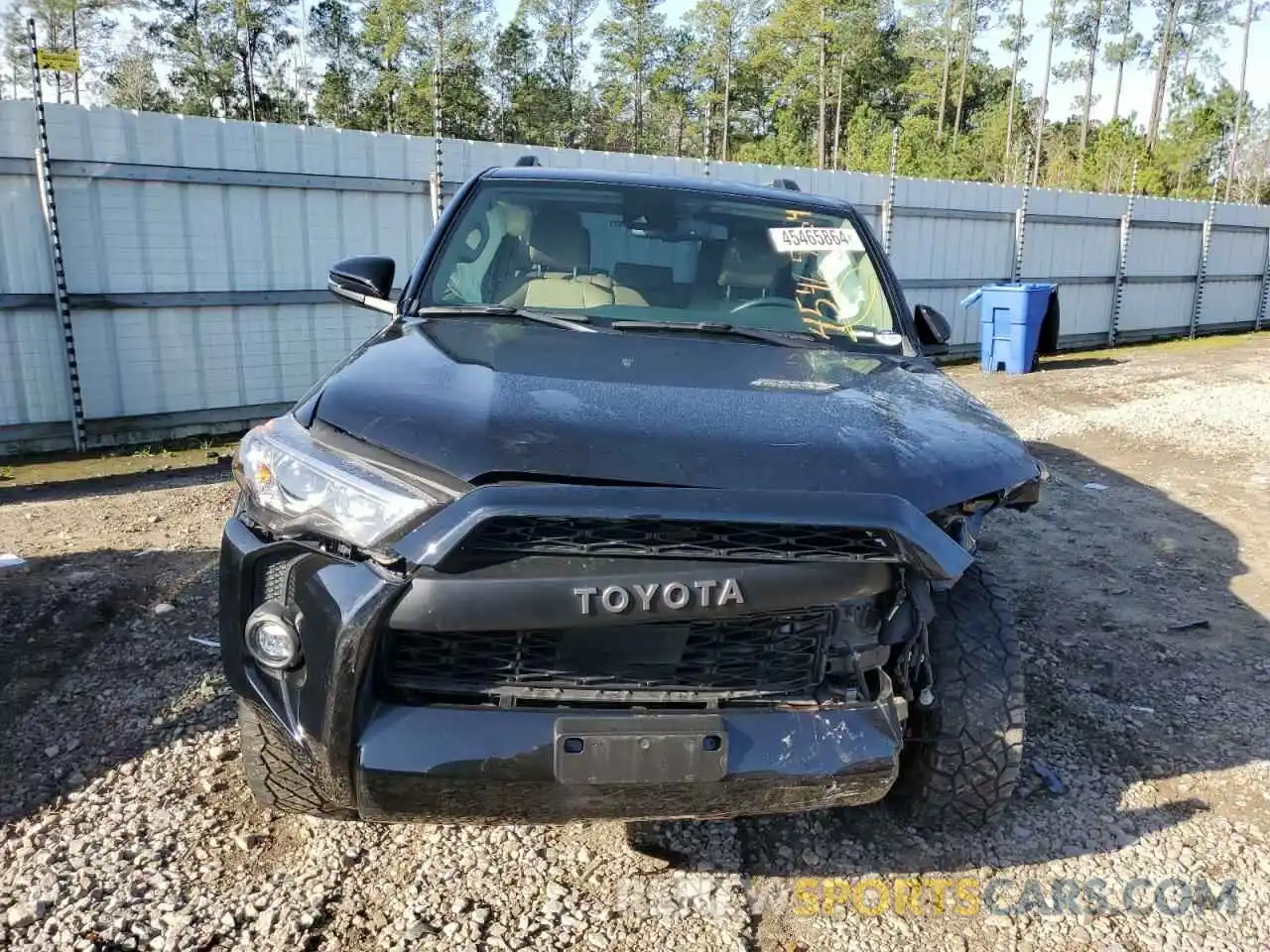 5 Photograph of a damaged car JTEFU5JR0N5257772 TOYOTA 4RUNNER 2022