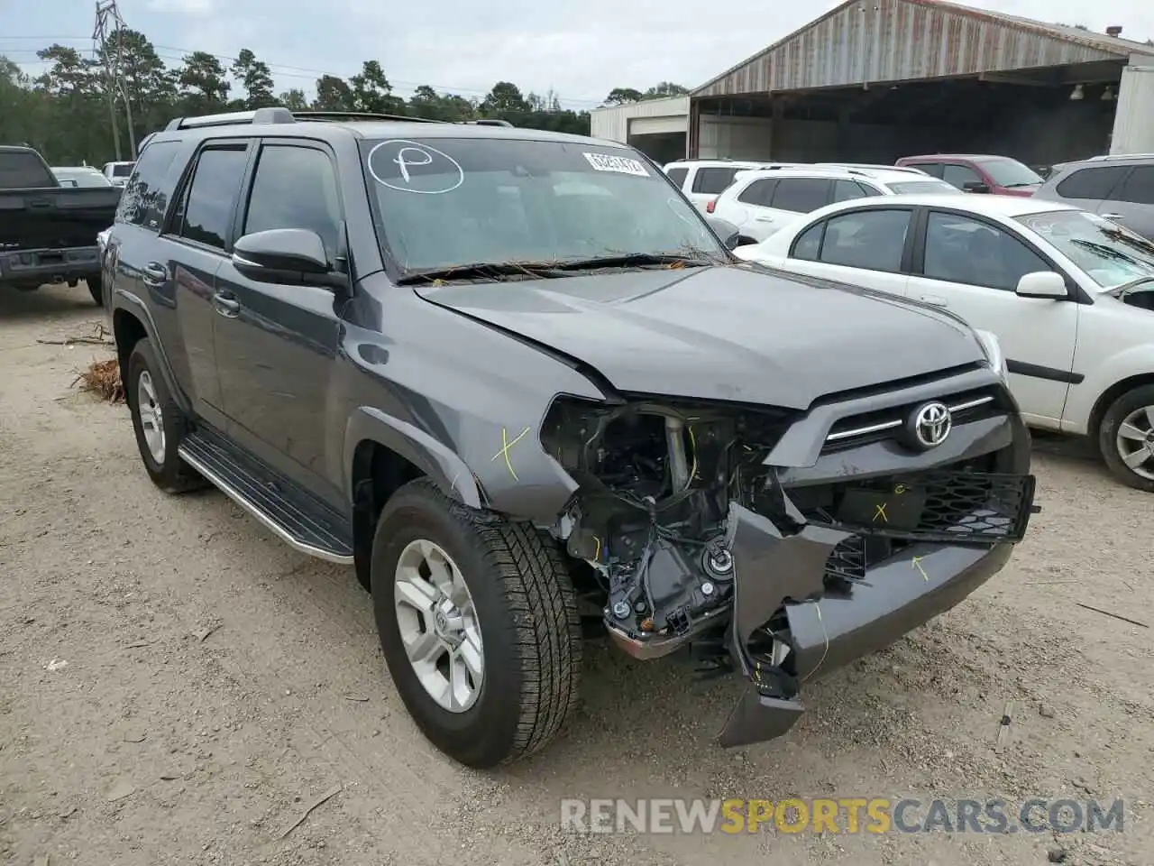 1 Photograph of a damaged car JTEFU5JR1N5260129 TOYOTA 4RUNNER 2022