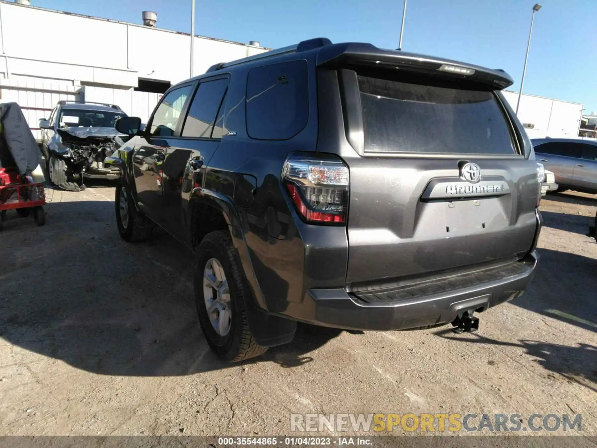 3 Photograph of a damaged car JTEFU5JR1N5260664 TOYOTA 4RUNNER 2022