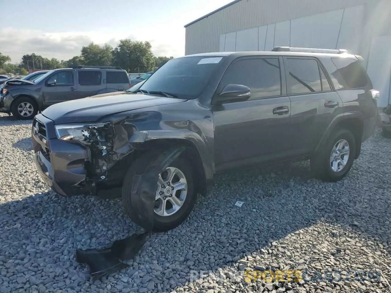 1 Photograph of a damaged car JTEFU5JR3N5268863 TOYOTA 4RUNNER 2022