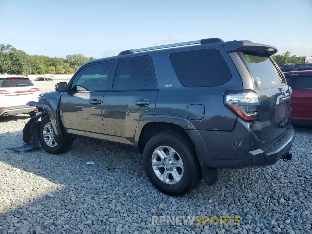 2 Photograph of a damaged car JTEFU5JR3N5268863 TOYOTA 4RUNNER 2022